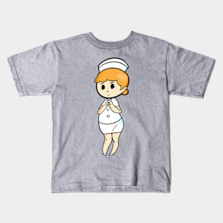 The nurse cartoon style Kids T-Shirt